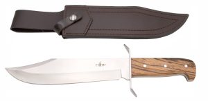 Cuchillo Bowie 440 5 mm Zebrano Con Funda