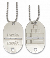 Chapa Identificación Española