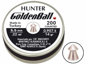 Caja Balines GoldenBall Hunter 5,5 mm 200 Und