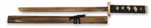 Katana Madera Encordado Negro. 55 Cm