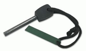 Barra Magnesio Fire Starker 8 Cm Negro