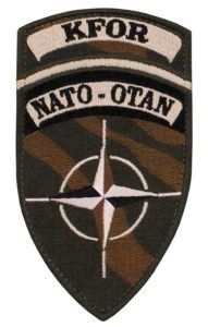Parche Bordado KFOR Nato-Otan Con Velcro Camo