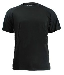 Camiseta Immmortal Warrior Quick Dry Tactica Manga Corta Negra