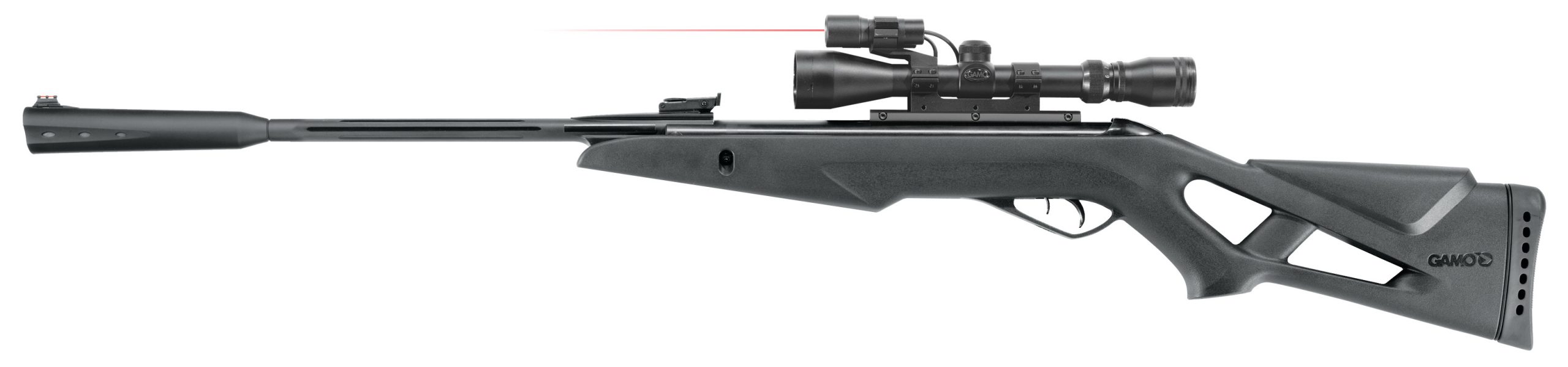 Rifle Aire Comprimido GAMO Whisper X 5,5 mm + Visor + Laser + Linterna - Imagen 2