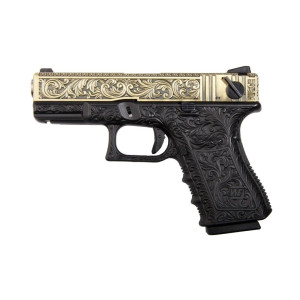 Pistola Glock Ivory Engraved WE Box IV