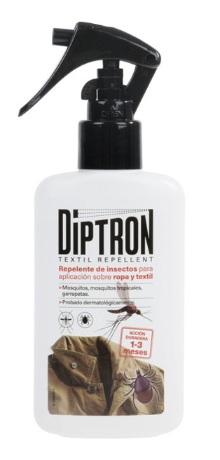 Spray Diptron Repelente Textil De Insectos