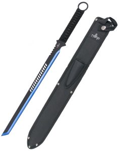 Machete Negro Hoja Anonizada Azul