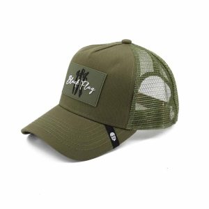 Gorra CORSO Rejilla Black Flag Verde