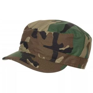 Gorra USA Marines 3 Picos Canvas Max Camo Woodland