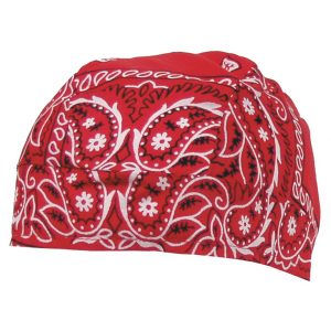Bandana Gorro Cabeza MFH Roja/Blanca