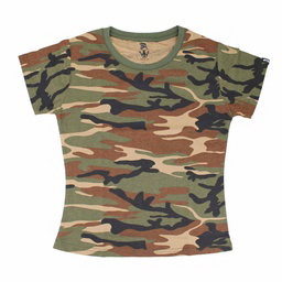 Camiseta Mujer Camo Max Manga Corta Camo