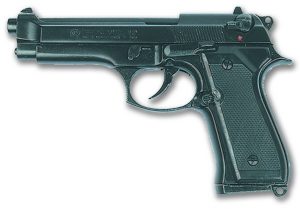 Pistola Detonadora Bruni Mod Beretta F 92 Cal Negra