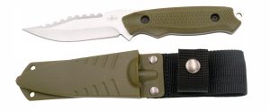 Cuhillo Third Tactico Militar Hoja Satinada Con Funda