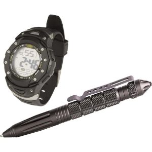 Pack Uzi Boligrafo Tactico y Reloj