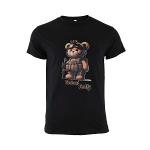 Camiseta Immortal Tactical Teddy Negra