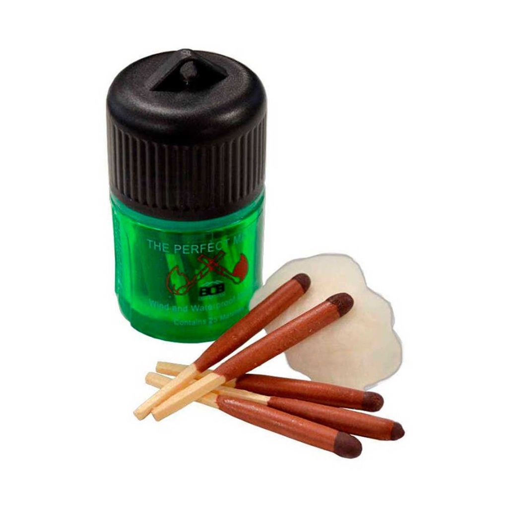 Cerilla Antitormenta Madera BCB Bote Verde