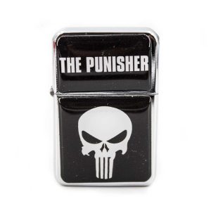 Mechero Zippo Punisher Negro-Blanco